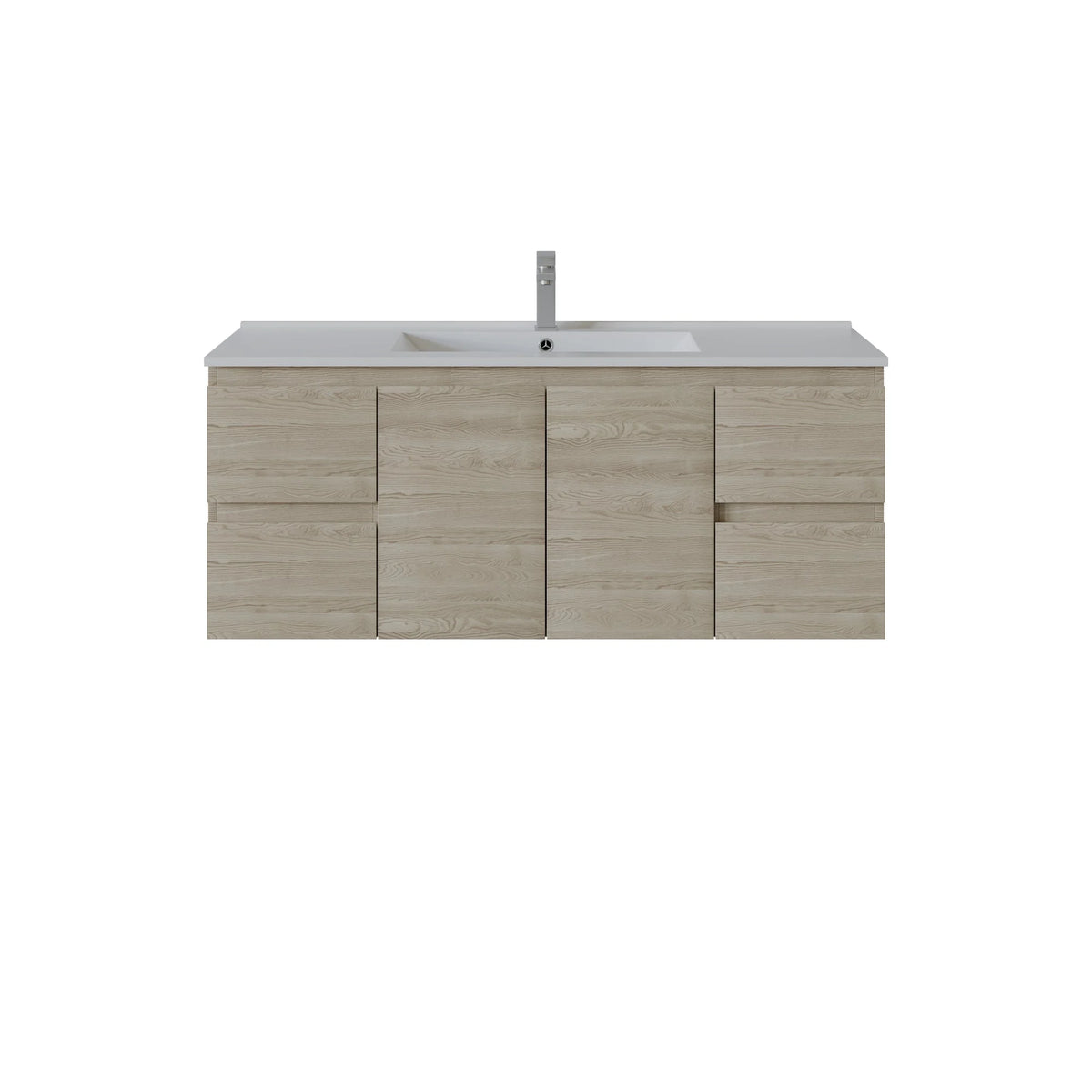Bathroom Wall Hung Vanity (Single Bow)