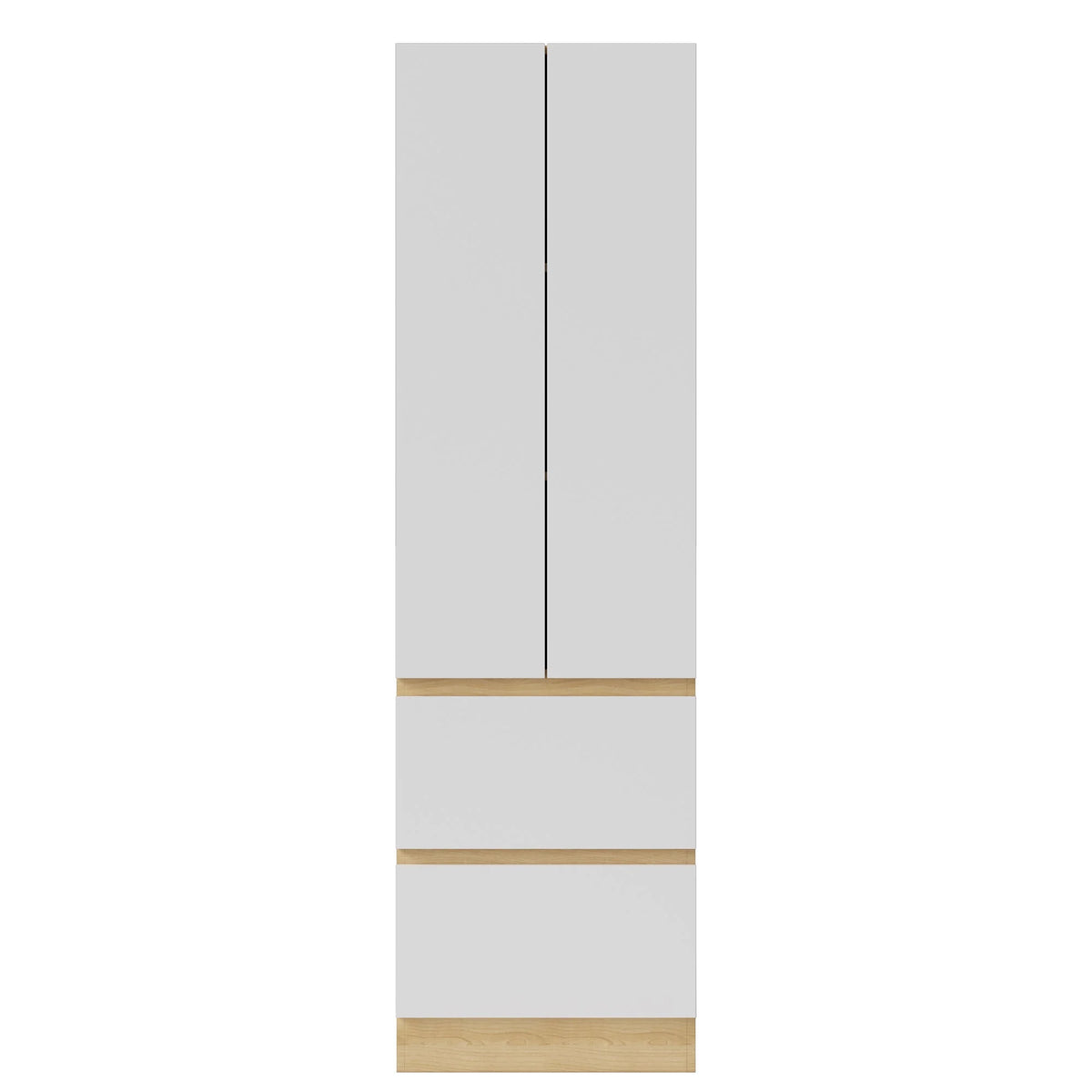Kitchen Finger Pull Two Door Pantry & Drawer Pantry