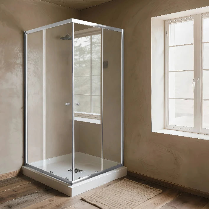 Two Fixed + Two Sliding Shower Door