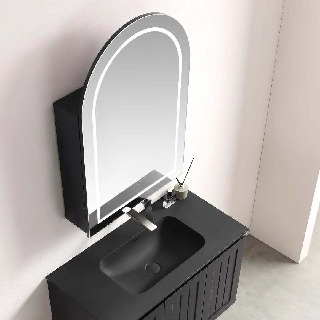 Olivia Arched LED Shaving Cabinet