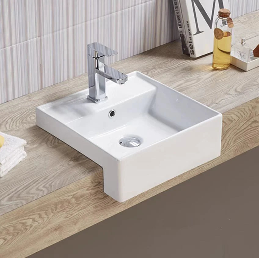 Semi Recess Basin