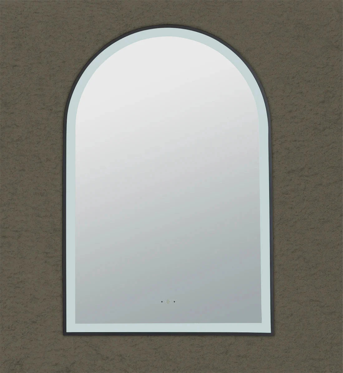Aura Iron Arch Framed LED Bathroom Mirror