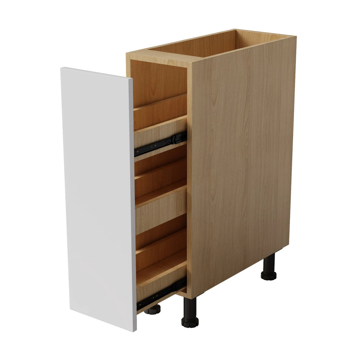 Standing 3-Tier Spice Rack Cabinet