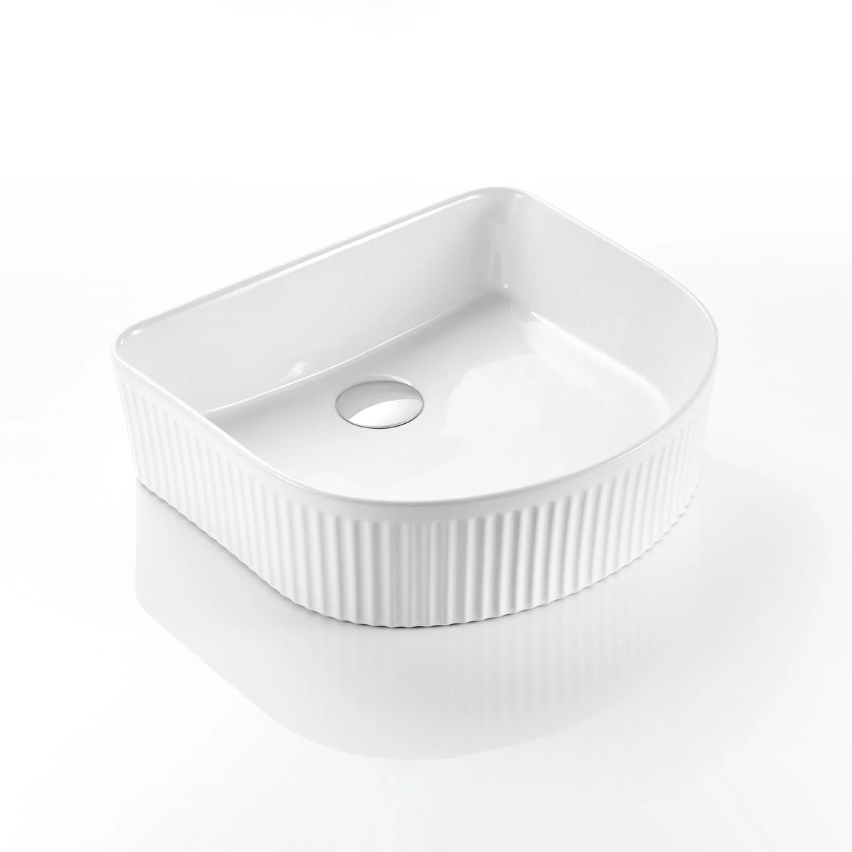 Floe Ribbed Arch Console Basin