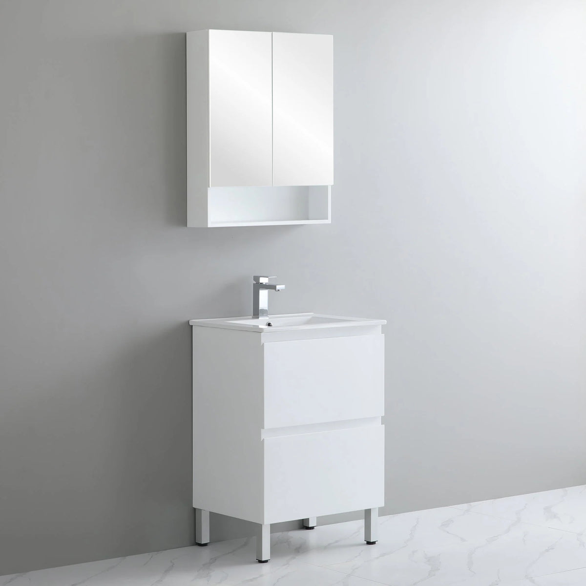 Leg Vanity Cabinet (PVC Material)