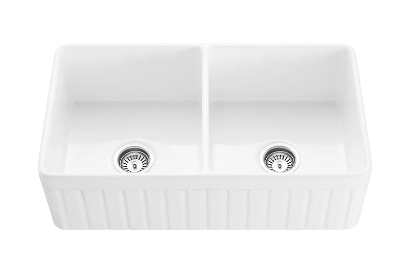 Greenwich Fireclay Farmhouse Double Sink