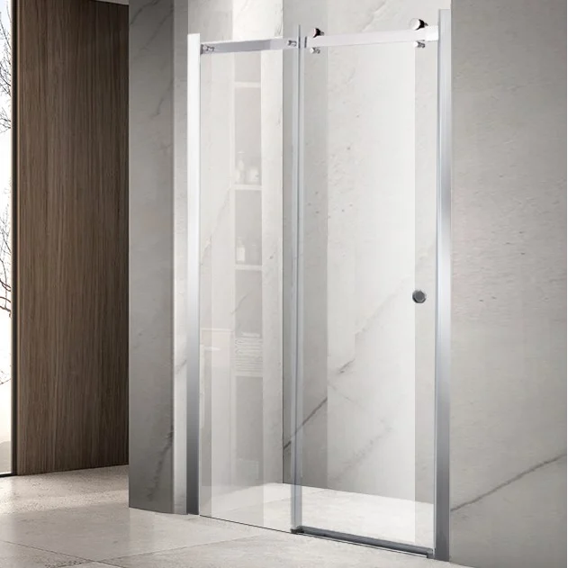 Shower Screen Frameless Single Sliding Shower Door