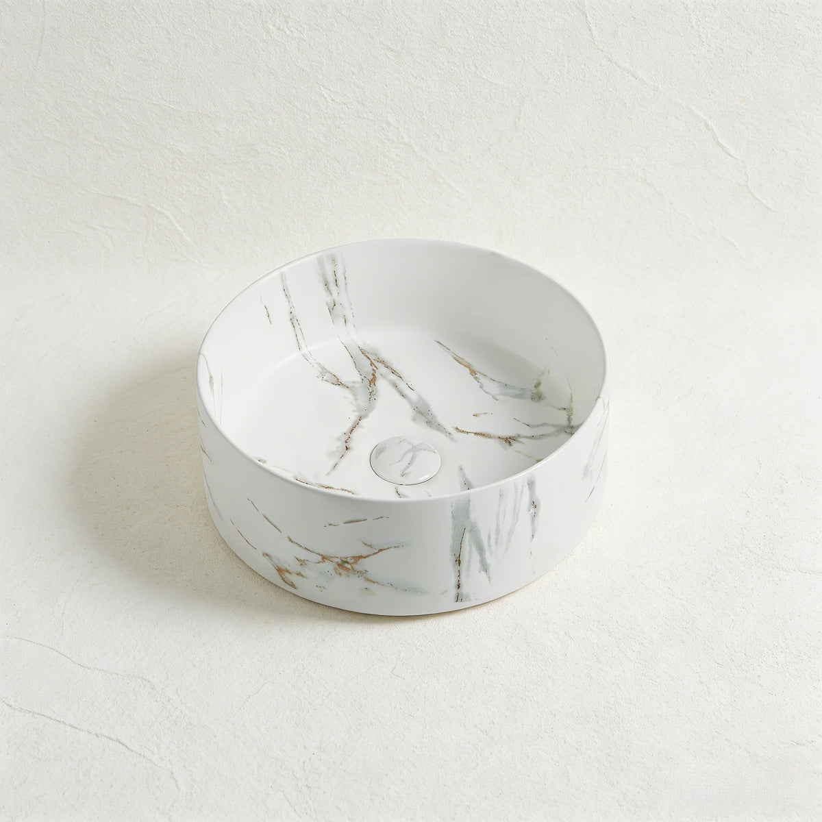 with gold Vein Basin Alabaster