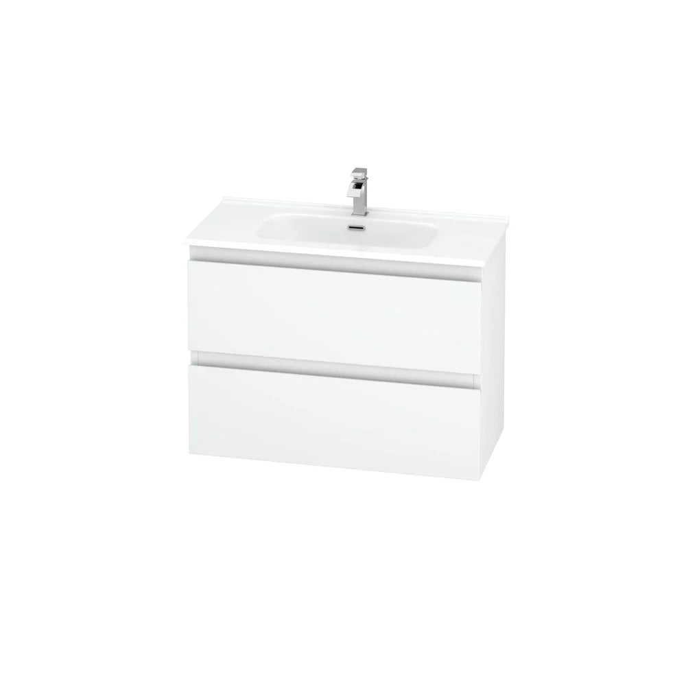 Vita Flux Wall-Mounted PVC Cabinet with U shape soft closing drawers