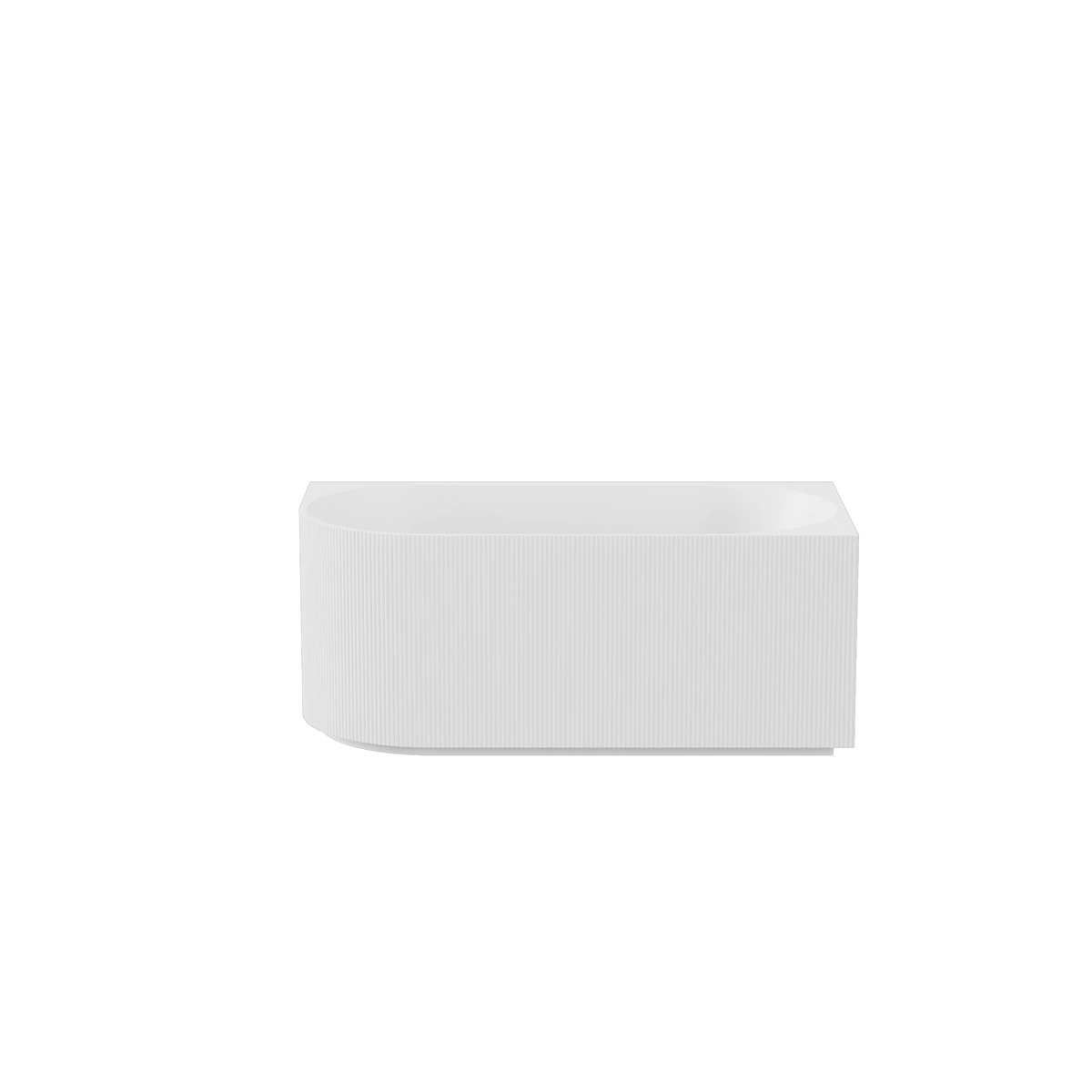 Cora Fluted Corner Bathtub