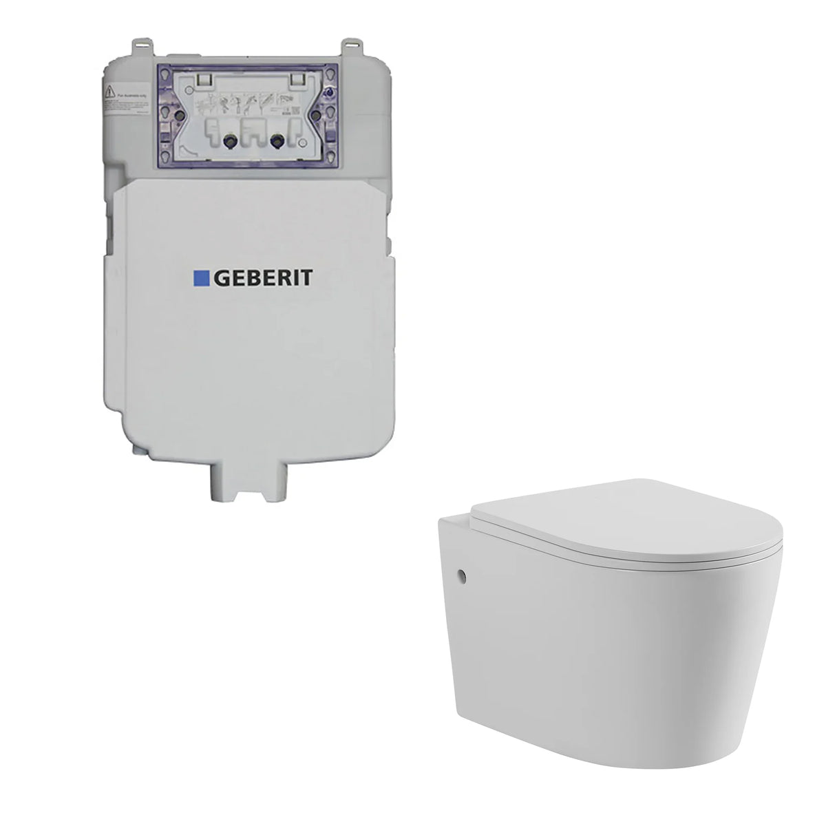 Rainia Concealed Wall-Hung Suite (Geberit)