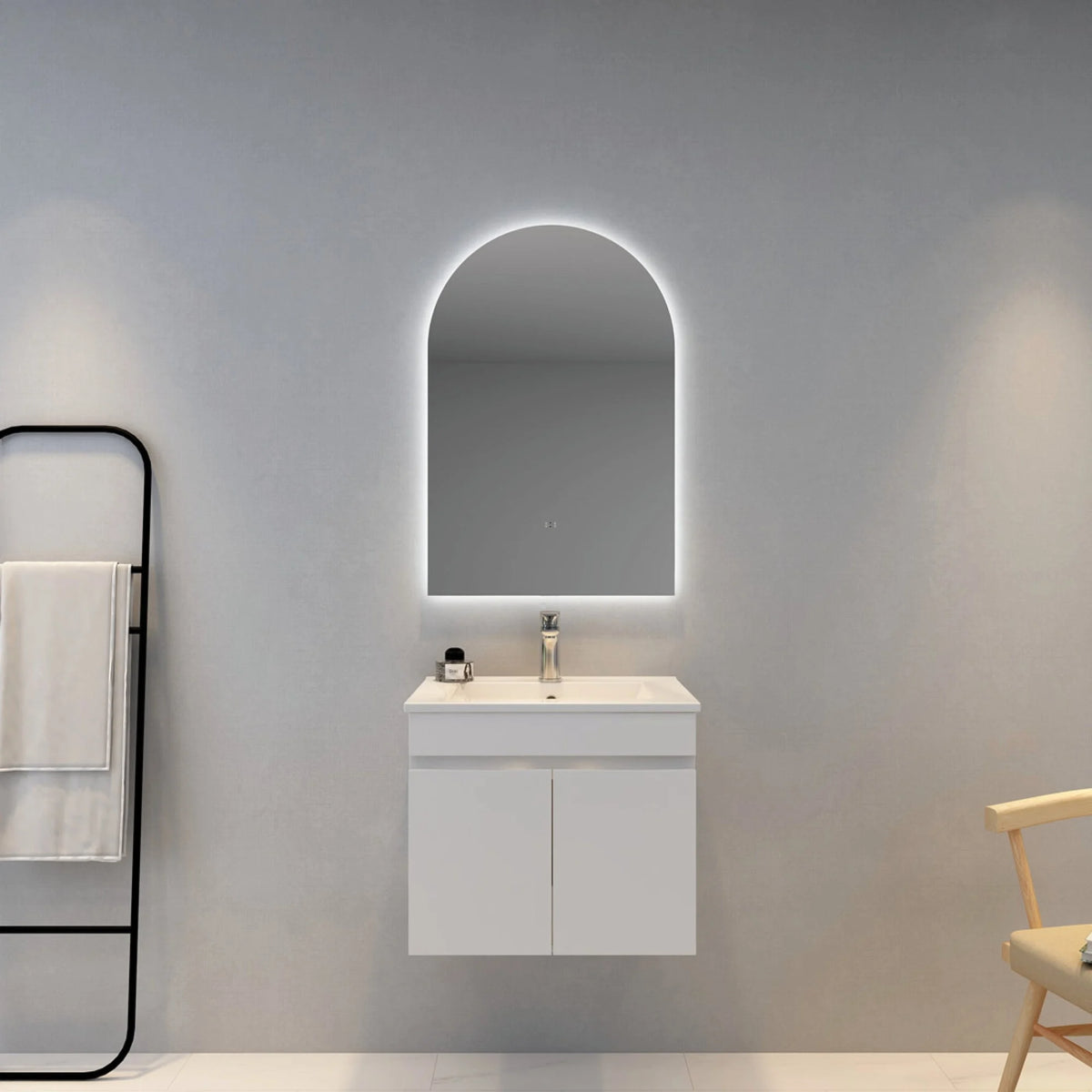 Round Beveled Edge Mirror LED