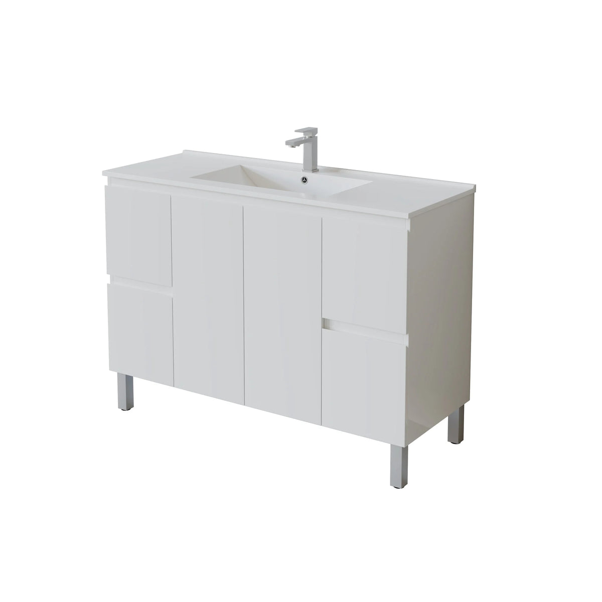 Bathroom Freestanding Vanity with Legs (Single Bow)