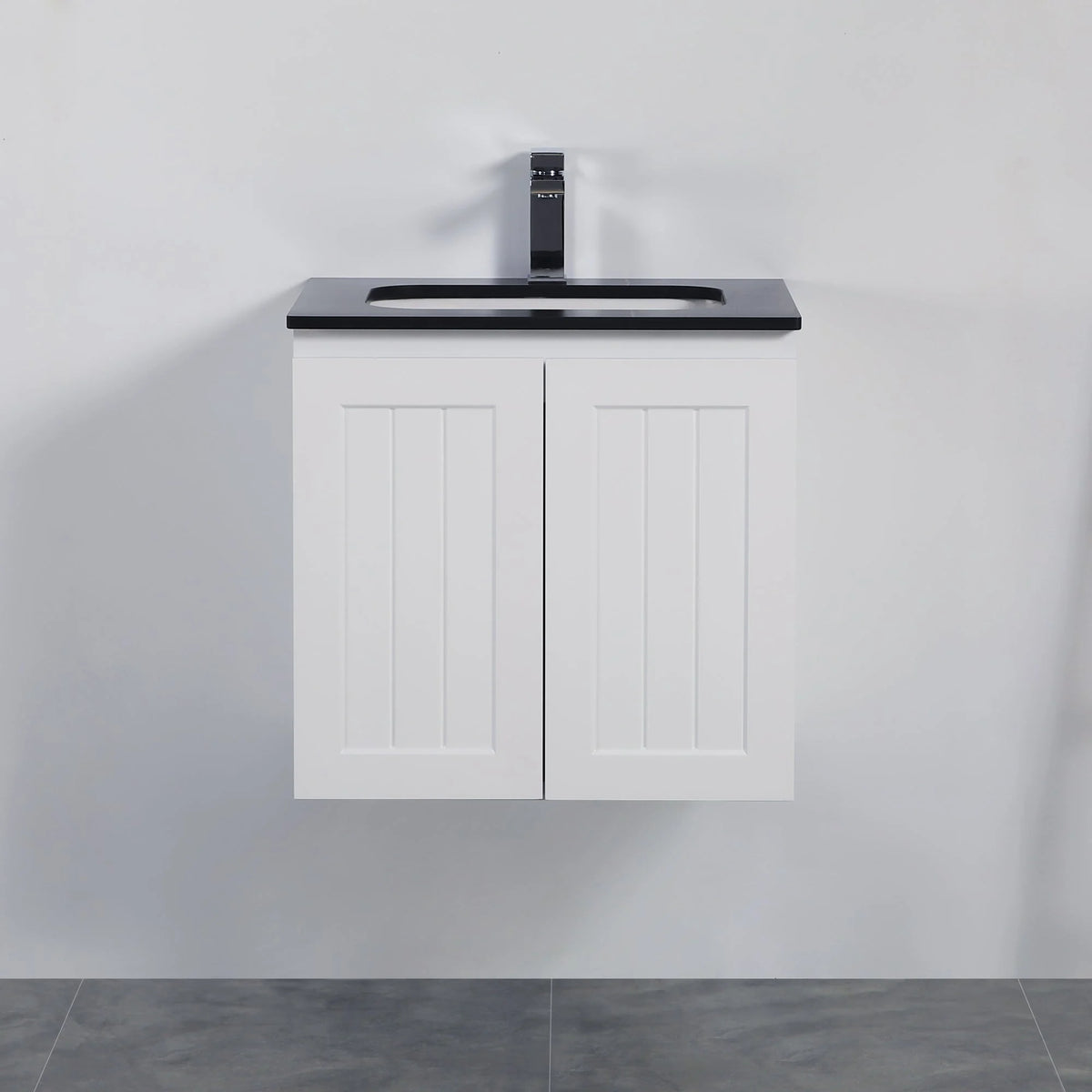 Haven Wood Wall-Mounted PVC Cabinet With Soft Closing Doors