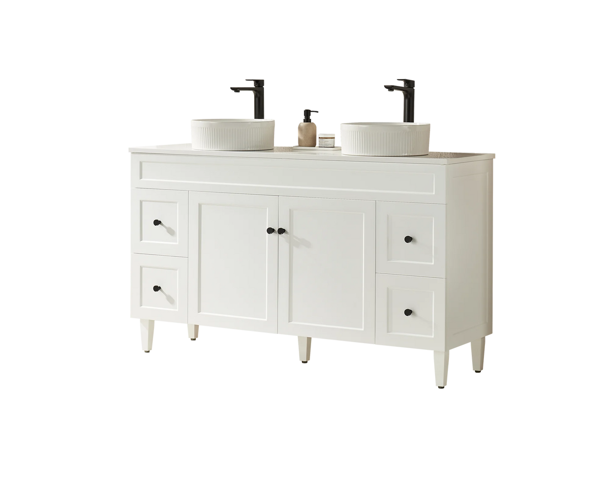 Ashford Floor PVC Cabinet Soft Closing Doors