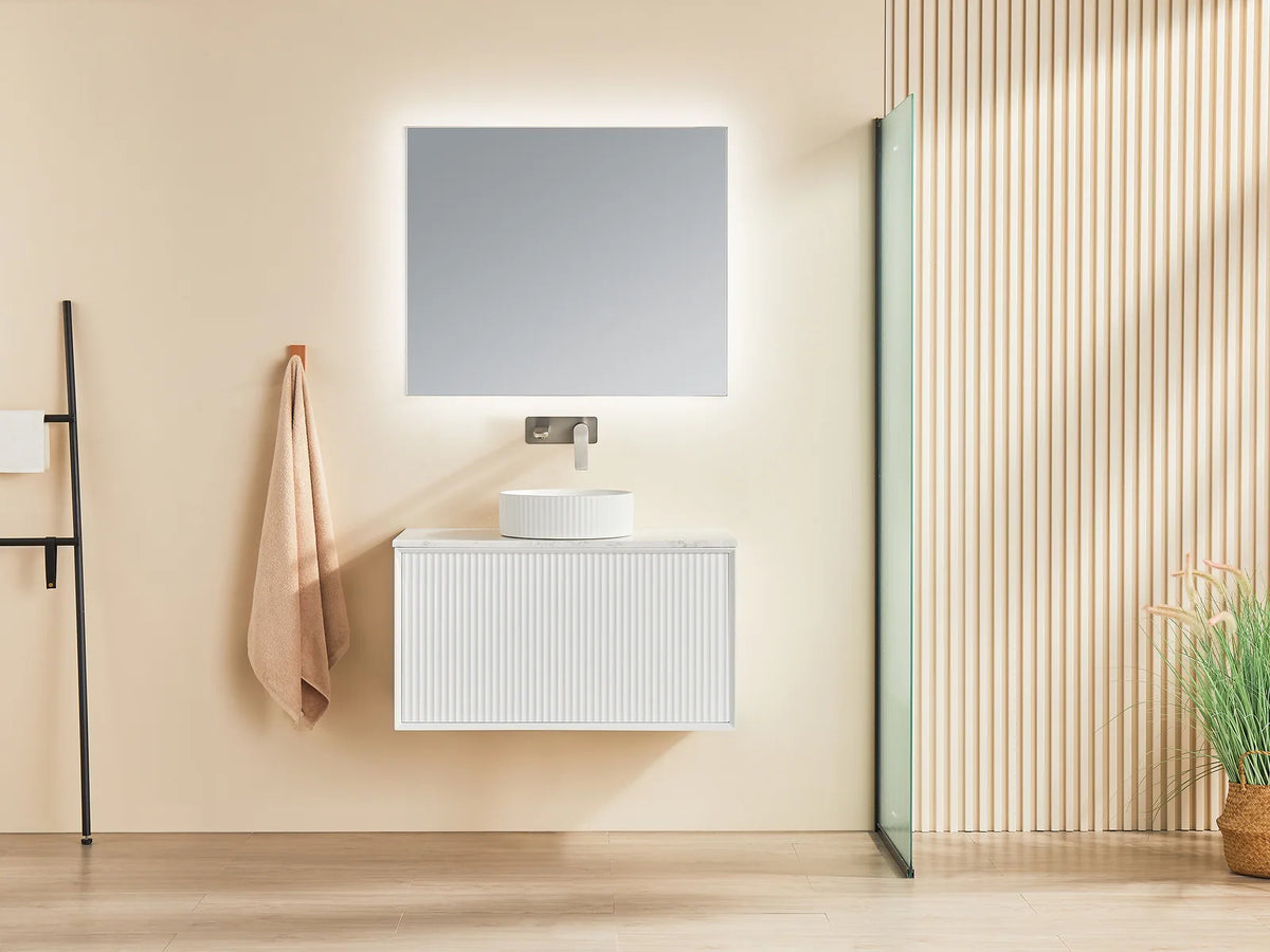Kirribilli Wall-Hung PVC Fluted Vanity