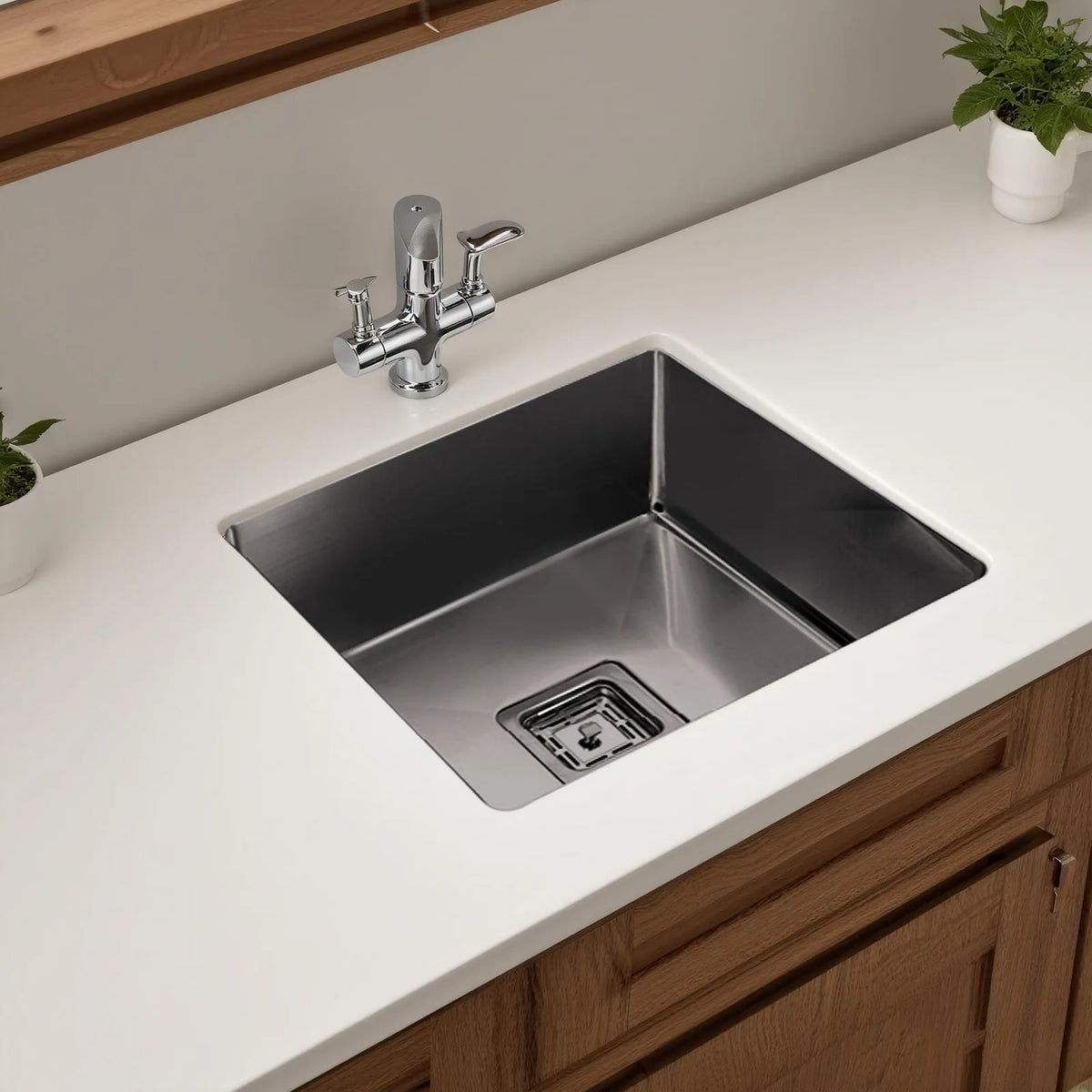 Electrical plated Gum Metal（） kitchen sink