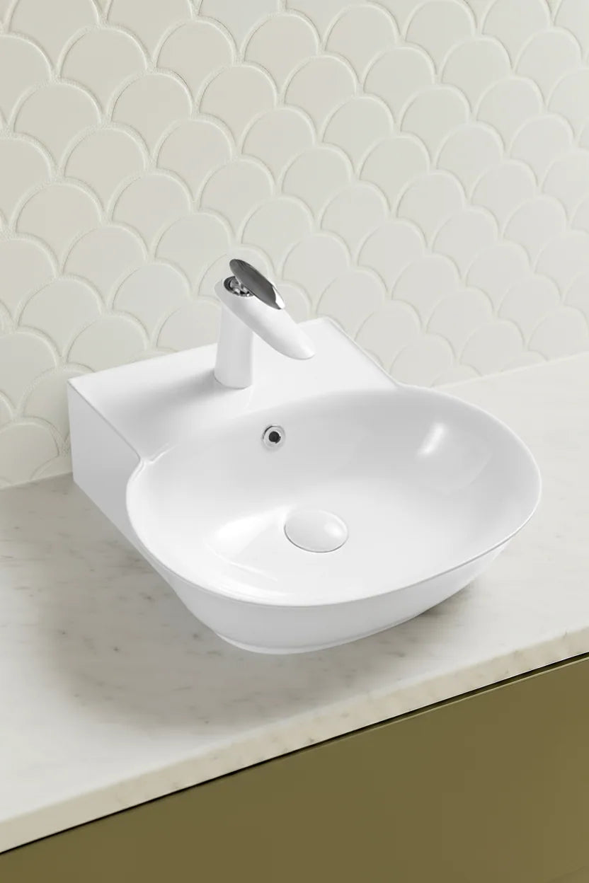 Wall-Hung Ceramic Basin
