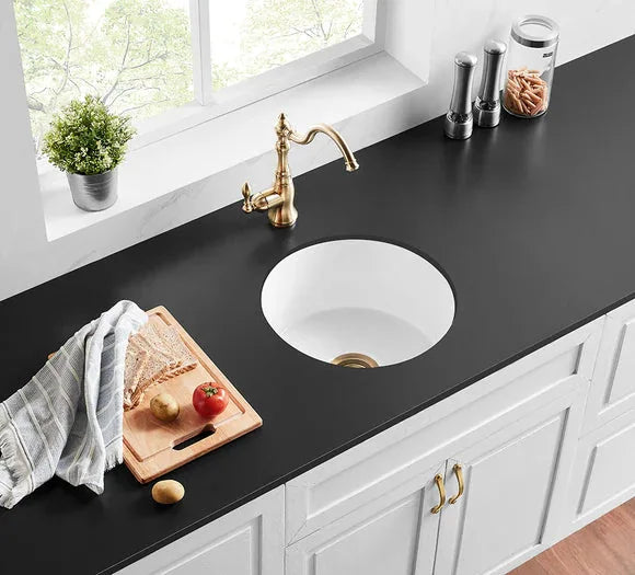 Nadia Fireclay Round Insert/Undermound Sinks