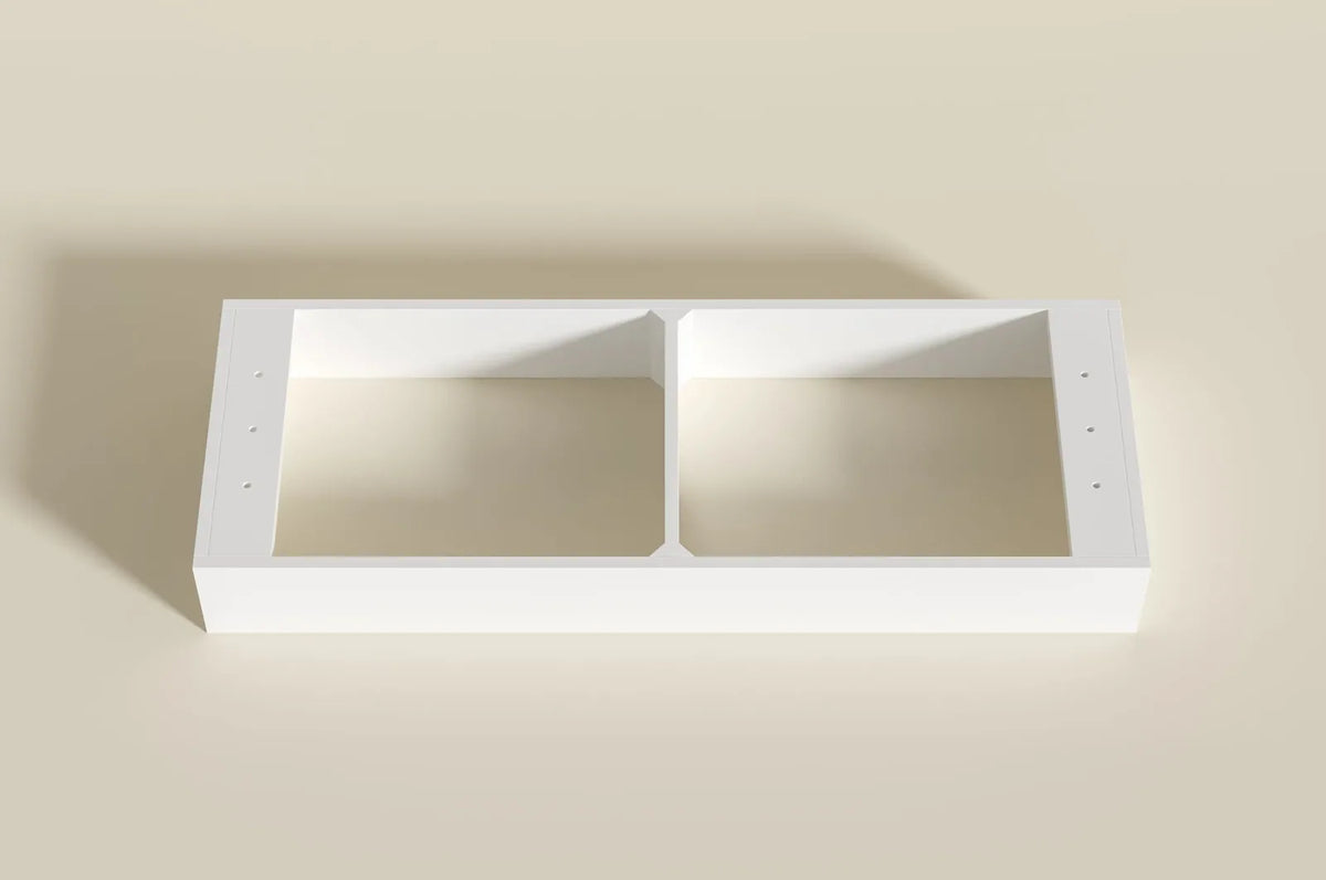 Built-In Kickboard vanity cabinet