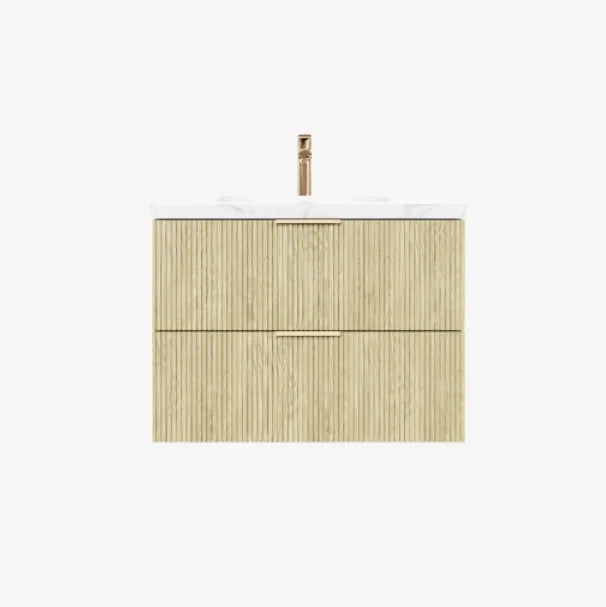 EDINA Fluted Wall Hung Cabinet