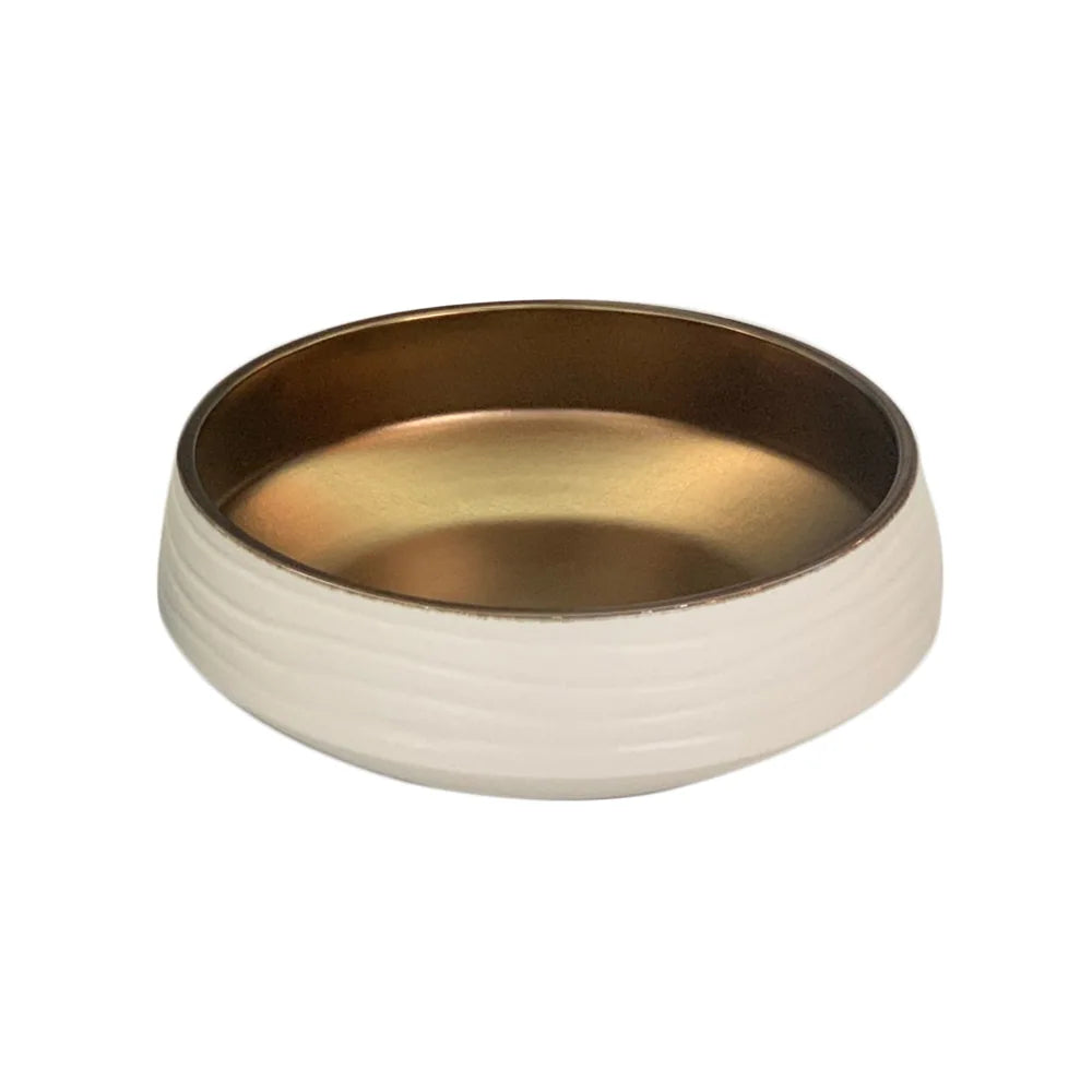 Matte and Copper Art Basin