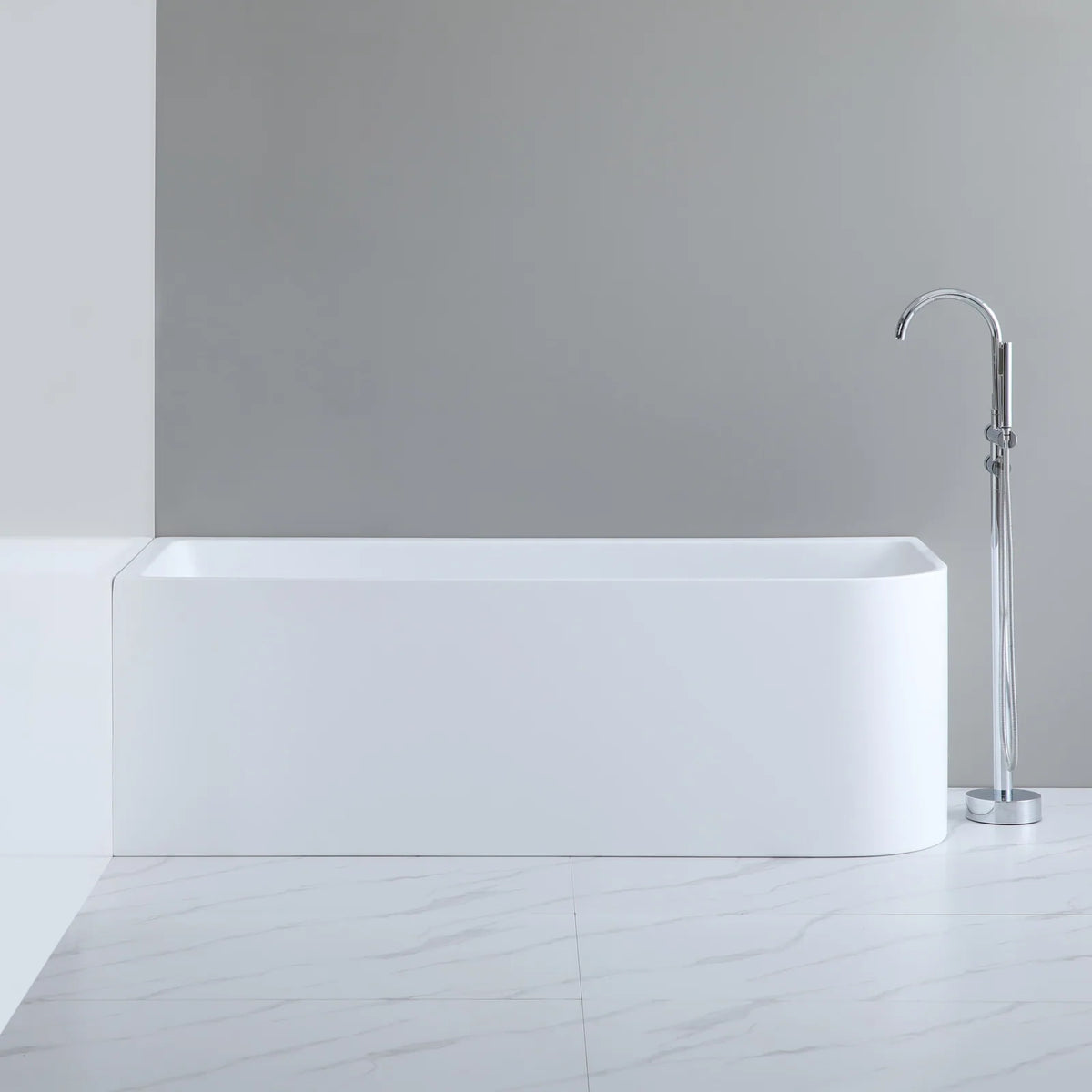 Corner Back to Wall Bathtub