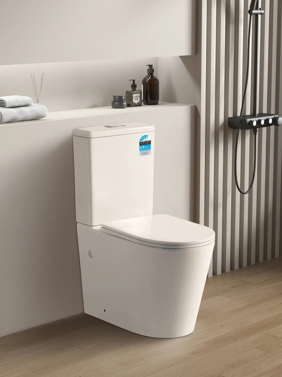 Alpha Rimless Tornado toilet