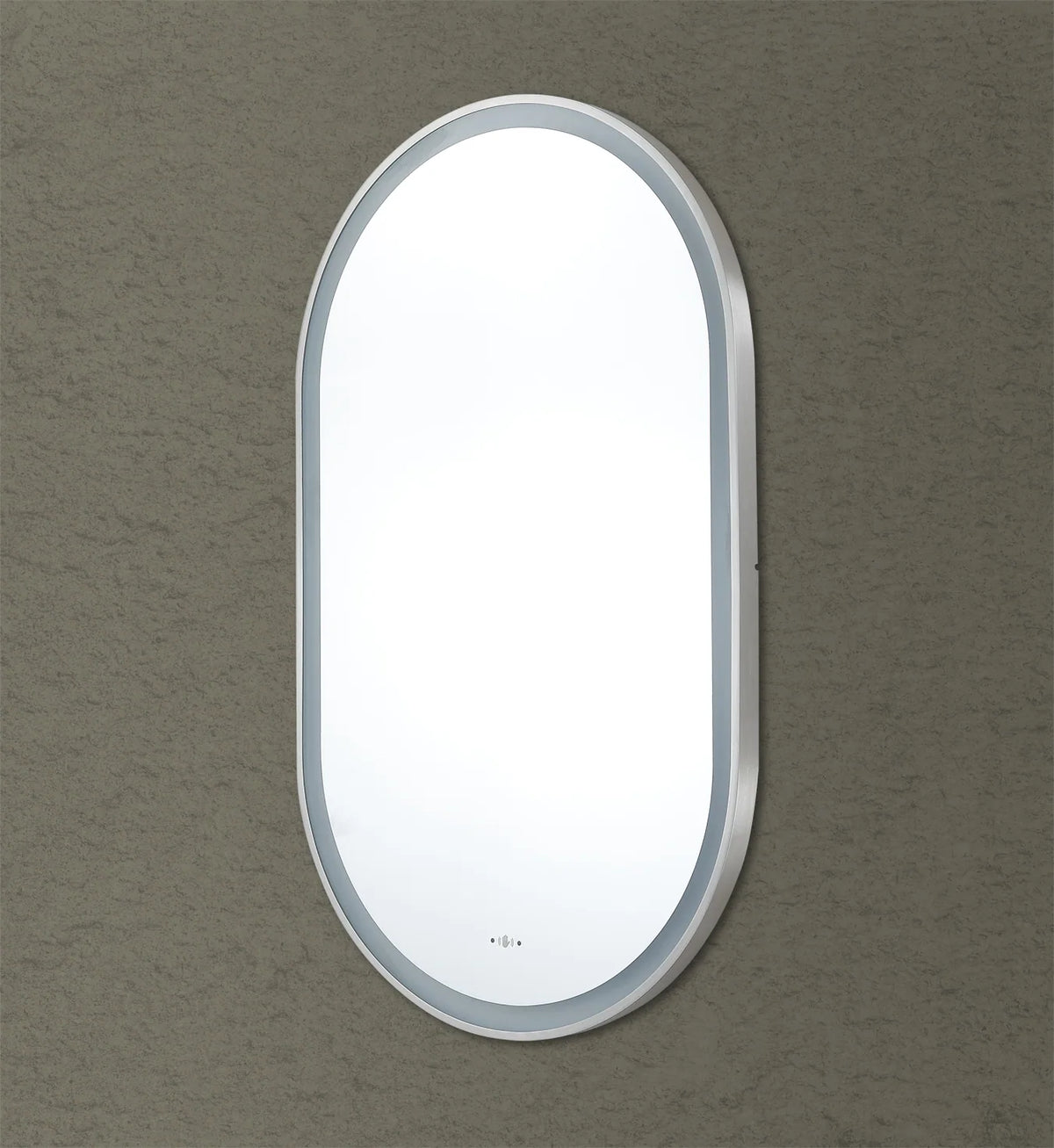 Olivia Iron Framed LED Mirror