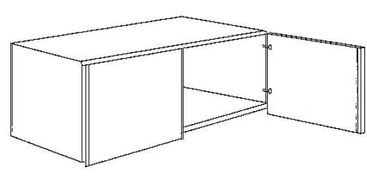Kitchen Fridge Wall Cabinet Only Height
