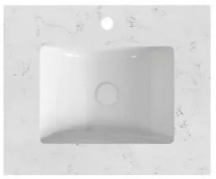 Speckle White Stone Top With Undermount Basin UBT