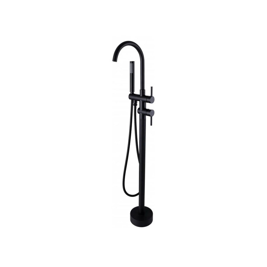Freestanding Bath Mixer With Handheld Shower