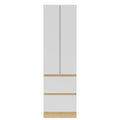 Vito Kitchen Finger Pull Two Door Pantry & Drawer Pantry (SD) — product view