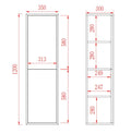 Vito Wall Hung Tall Boy Cabinet — detail 9