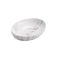 KDK Carrara With Gold Vein Basin — product view