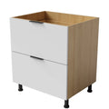 2-Drawer Floor Kitchen Cabinet - Cabinet Only, No Door Panel — detail 2