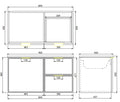 Wall-Mounted PVC Cabinet with Soft closing doors — detail 15