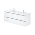 KDK Vita Flux Wall-Mounted PVC Cabinet with U shape soft closing drawers — product view