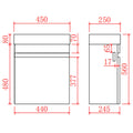 KDK Slim Wall-Mounted Vanity (PVC) — detail 4