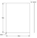 Pencil Edge Mirrors Glue-on Installation, Multiple Sizes Available — detail 7