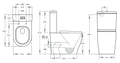 Zeus Tornado Flush Rimless Toilet Suite — detail 7