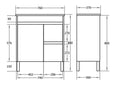 KDK Slim Free-Standing PVC Vanity — detail 16
