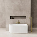 Carpi Oval Freestanding Corner Bathtub — detail 12