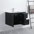 KDK Acacia Wall-Mounted Vanity Right Drawers — detail 4