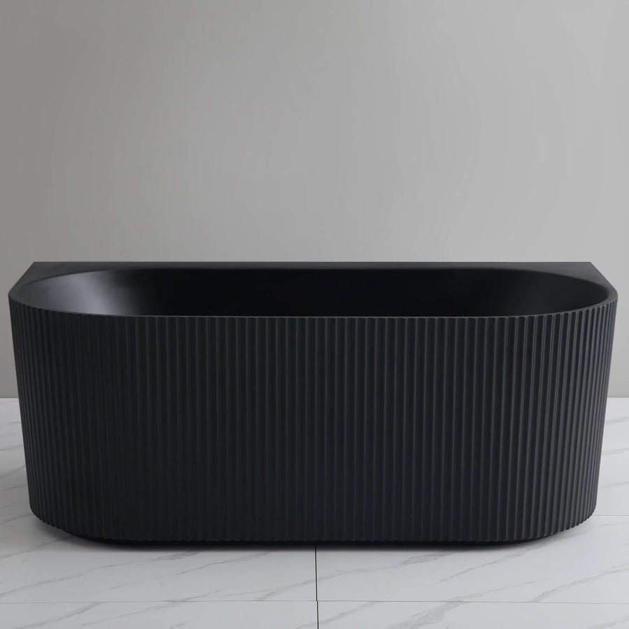 Oval Back To Wall Bathtub