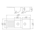 Vito Sintered Stone Top-mount Kitchen Sink — detail 3
