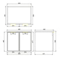 Ceto H Miami Wall Hung PVC Cabinet With Soft Closing Doors — detail 15