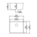 KDK Sintered Stone Undermount Kitchen Basin — detail 3
