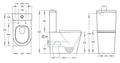 Livis Rimless Toilet Suite Trap Included — detail 3