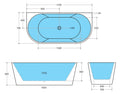 KDK Elivia BTW Bathtub — detail 3